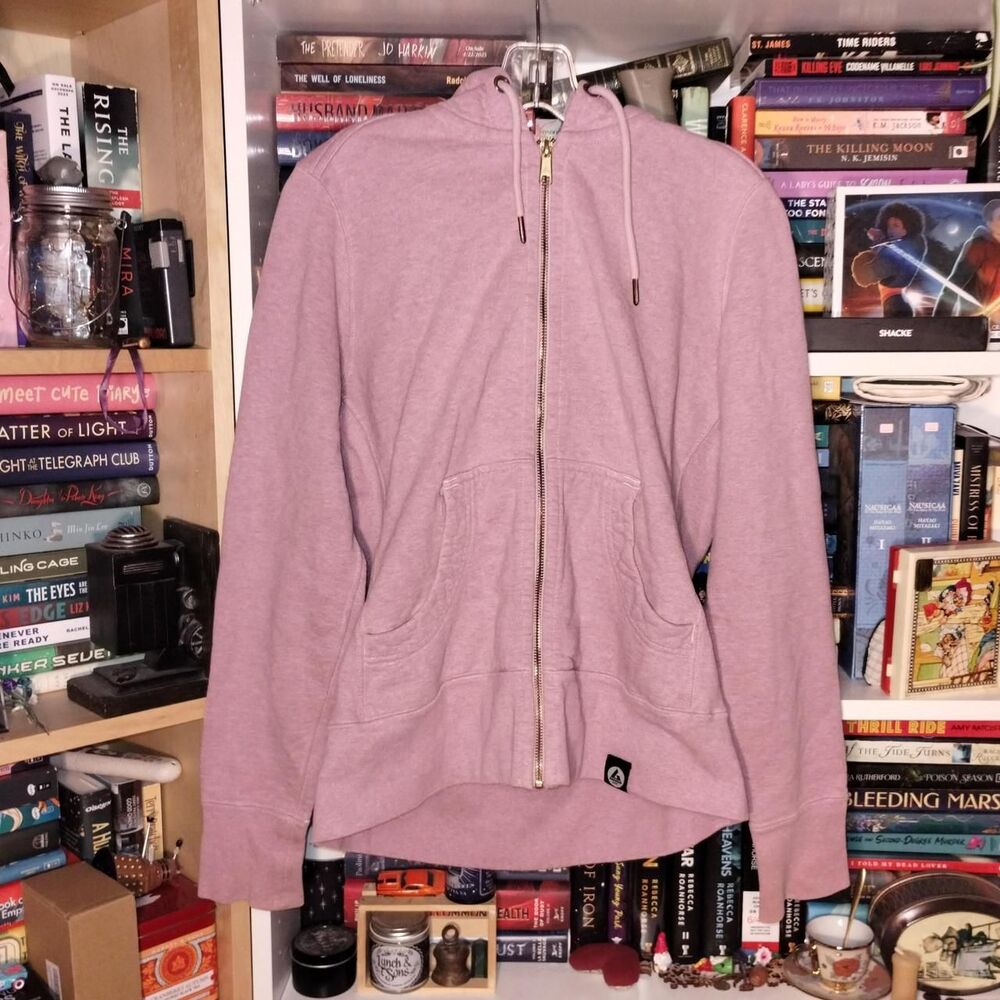 American-giant Women's Pink and Purple Hoodie